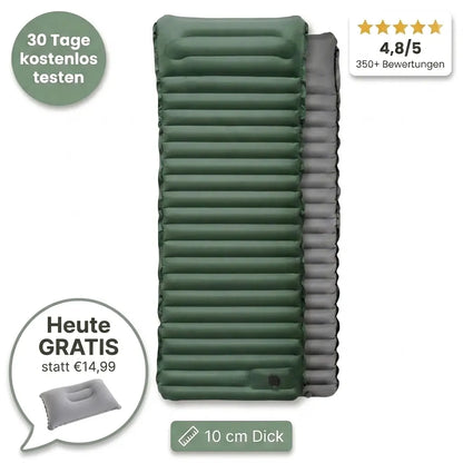 Luftmatratze – Nie wieder Rückenschmerzen beim Camping.