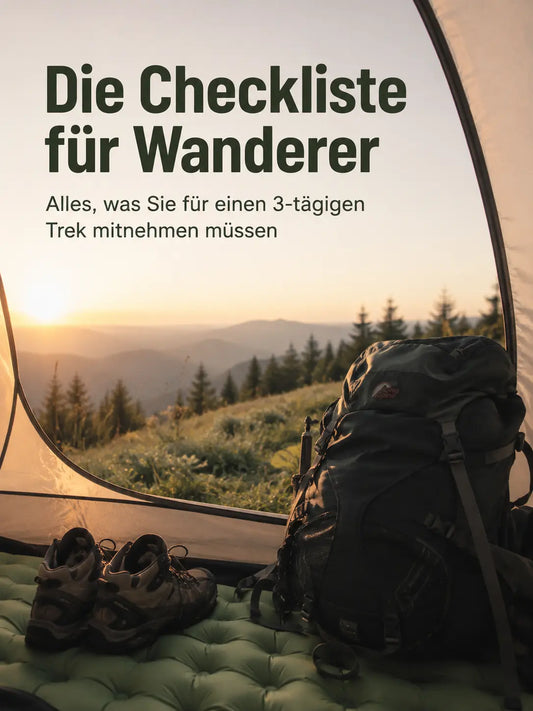 Die Checkliste für Wanderer – Alles, was Sie für einen 3-tägigen Trek mitnehmen müssen