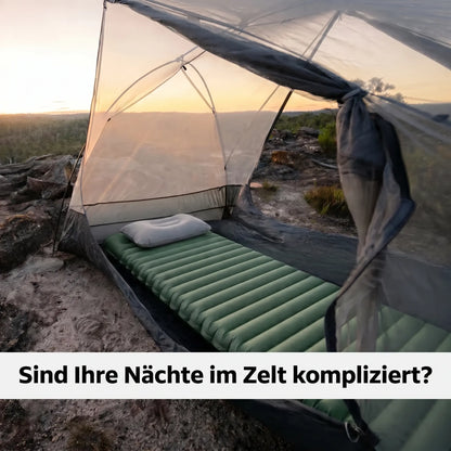 Wandern mit dem Komfort eines echten Bettes.